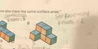 me also have the same surface area."