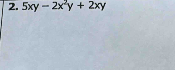 5xy-2x^2y+2xy