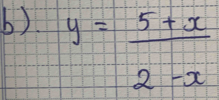 y= (5+x)/2-x 