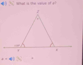 What is the value of a?
a=phi ))