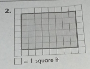 □ =1 square ft