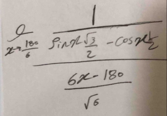 limlimits _xto  1/2 frac frac 1sin frac x+ 1/2 -cos 4 1/2  (6x-16x)/sqrt(2) 