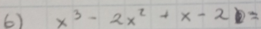 x^3-2x^2+x-2=