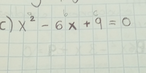 x^2-6x+9=0