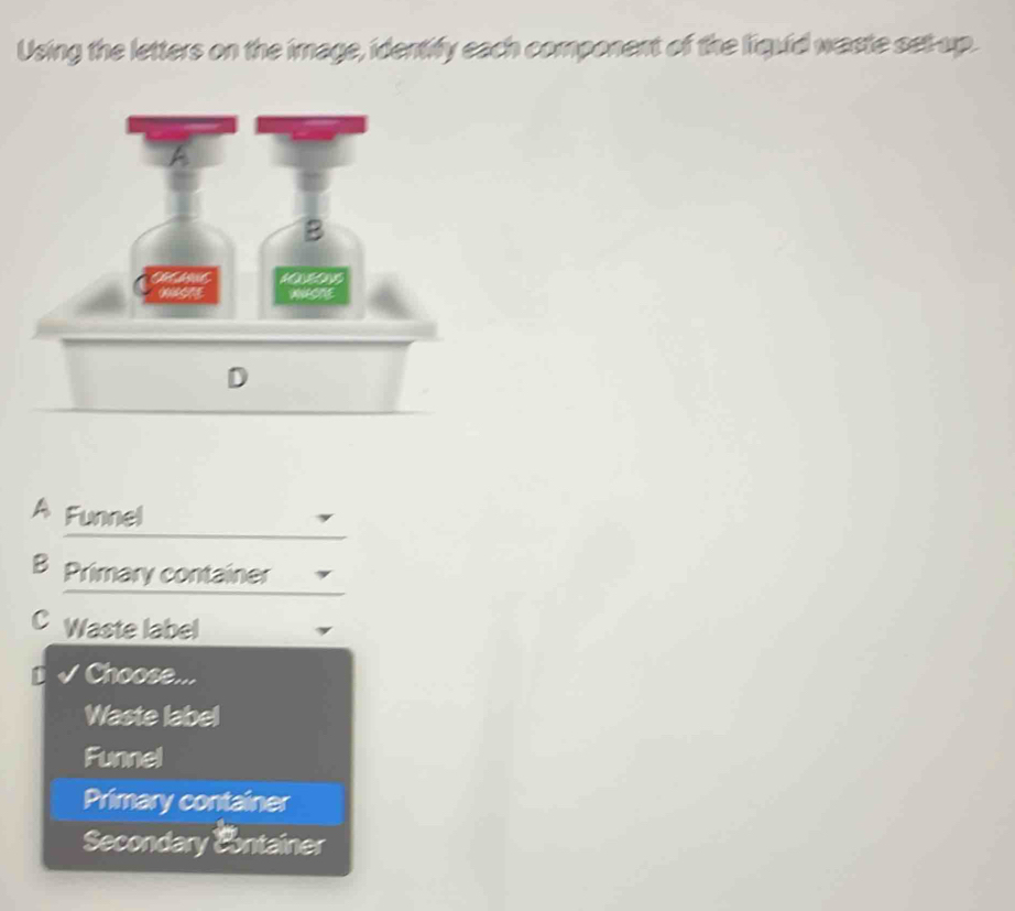 Solved: Using the letters on the image, identify each component of the ...