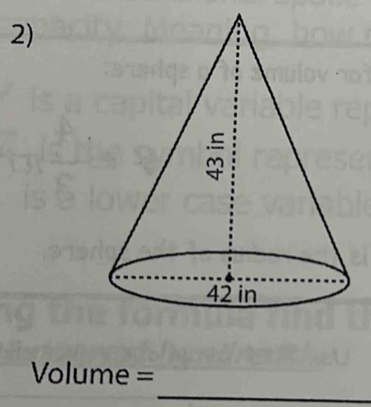 Volume =
_