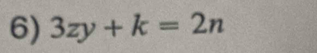 3zy+k=2n