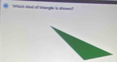 Which lind of triangle is shown?