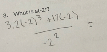 What is a(-2) ?