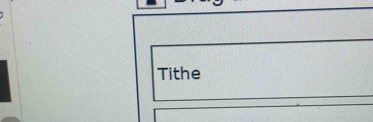 Tithe