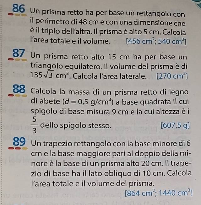 Risolto:Un prisma retto ha per base un rettangolo con il perimetro di ...