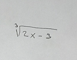 sqrt[3](2x-3)