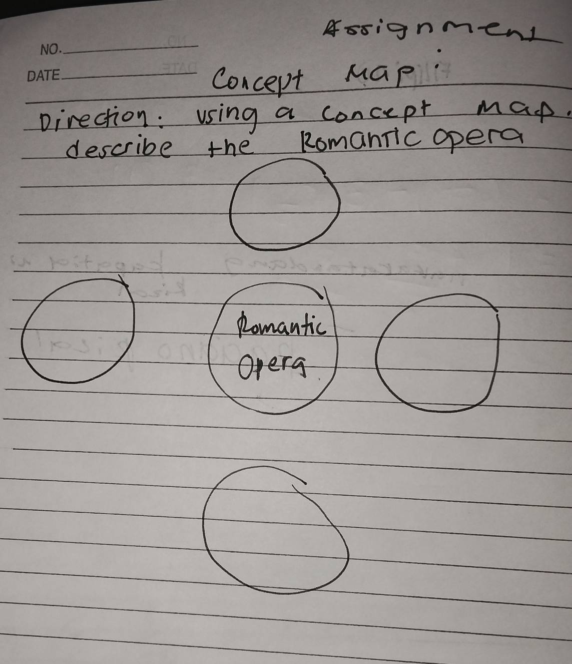 fssignment 
_ 
_Concept Map 
Direction : using a concept map. 
describe the Romaniic opera 
Romantic 
Operg