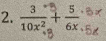 10x² ¹ 6×