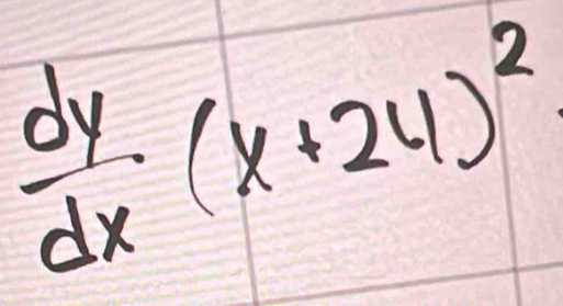  dy/dx (x+24)^2