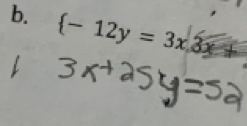  -12y=3x3x+