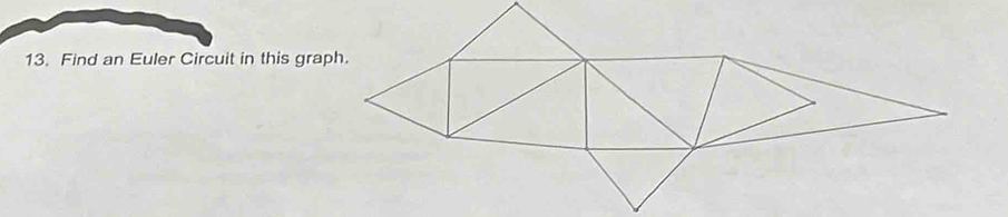 Find an Euler Circuit in this graph.