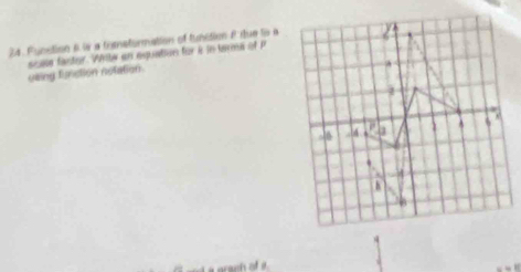 Punction à l a fomnsformation of function P rue ls a 
vaing function notation sice factor. Whitw an espuation for i in terme of P
d it arach of i .