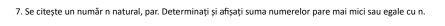 Se citește un număr n natural, par. Determinați și afișaţi suma numerelor pare mai mici sau egale cu n.