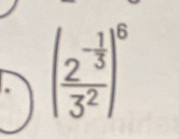 (frac 2^(-frac 1)33^2)^6