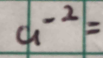 a^(-2)=