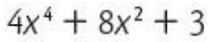 4x^4+8x^2+3