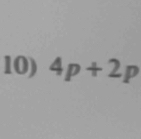 4p+2p