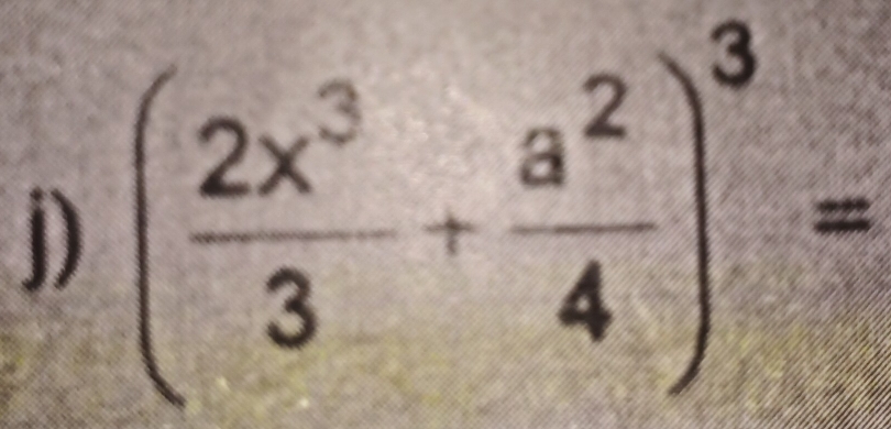 ( 2x^3/3 + a^2/4 )^3=