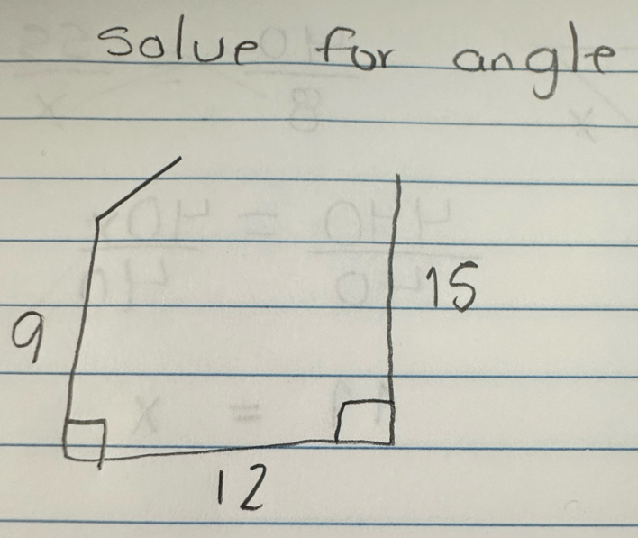 solve for angle