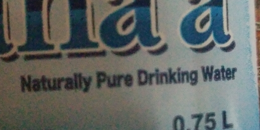 Naturally Pure Drinking Water
0.75 L