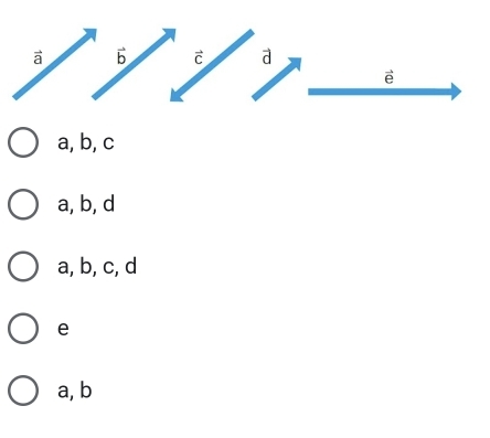 ā overline  c d
a, b, c
a, b, d
a, b, c, d
e
a, b