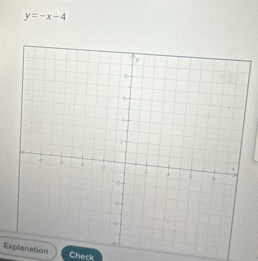 y=-x-4
Explanation 
Check