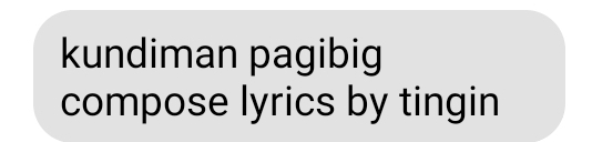 kundiman pagibig 
compose lyrics by tingin