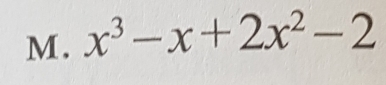 x^3-x+2x^2-2