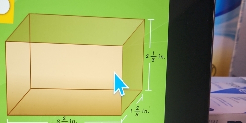 3frac 2in