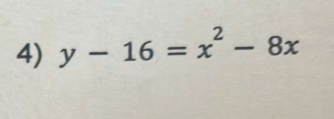 y-16=x^2-8x