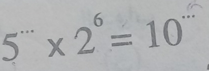 5''* 2^6=10''