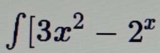 ∈t [3x^2-2^x