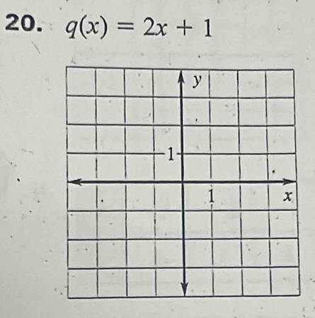 q(x)=2x+1