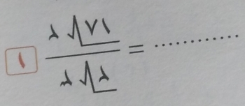 frac lambda _ A|_ y_1lambda _ A= _ 