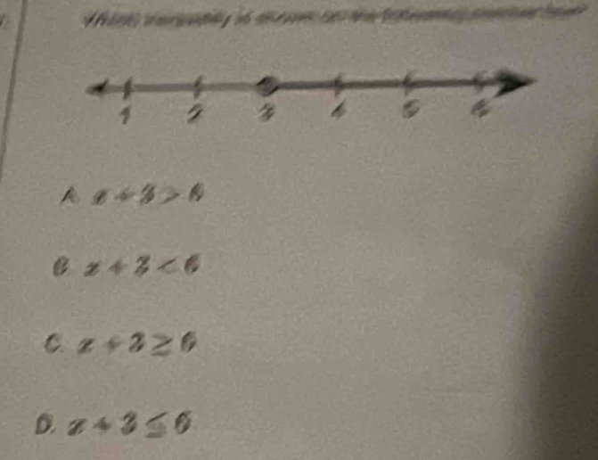 pty on
A x+3>0
x+3<6</tex>
C. x+2≥ 0
D. x+3≤ 6