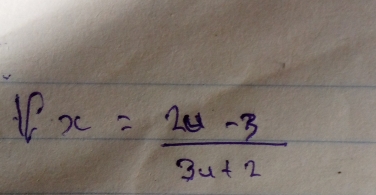 f(x)= 2y/3x x3