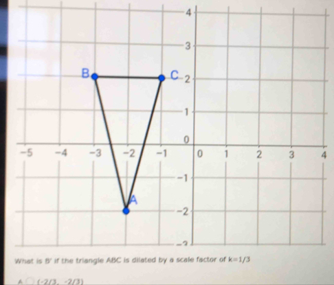 bigcirc (-2/3,-2/3)