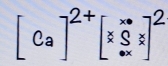 [Ca]^2+[∵ x^(·)yx]^2