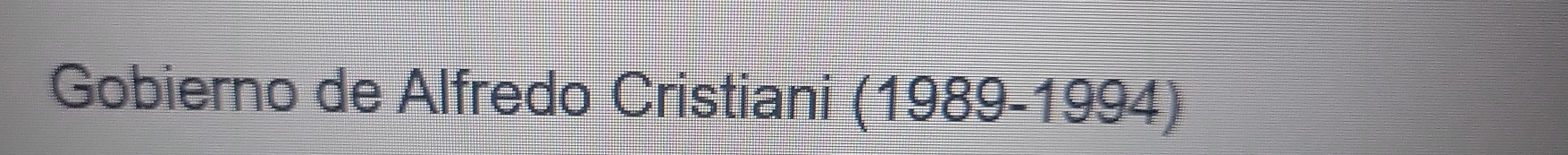 Gobierno de Alfredo Cristiani (1989-1994)