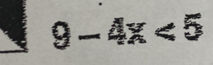 9-4x<5</tex>
