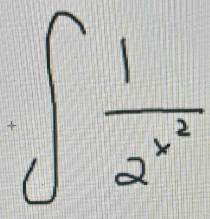 ∈t frac 12^(x^2)