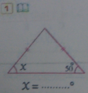 1 □
X= _。