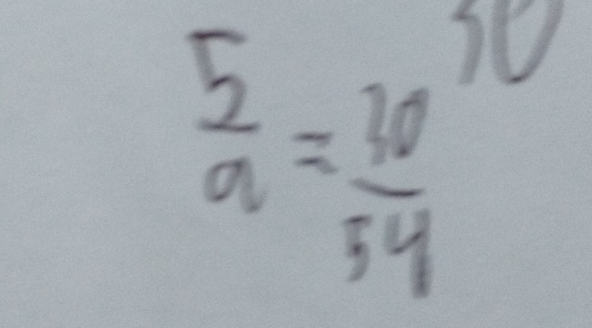  5/a =frac 10^(30)