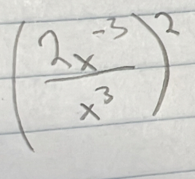 ( (2x^(-3))/x^3 )^2